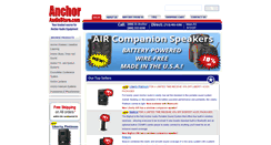 Desktop Screenshot of anchoraudiostore.com
